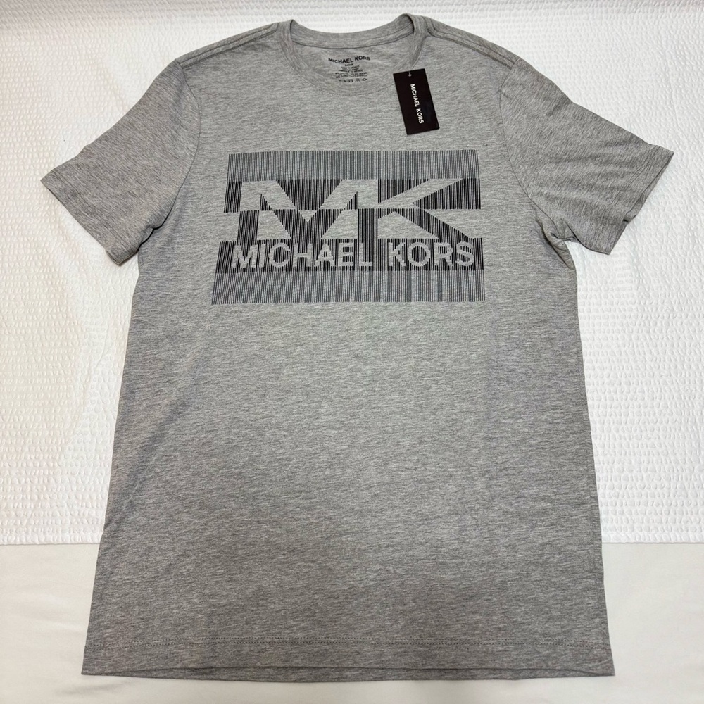 Michael Kors Heather Gray Logo T-Shirt